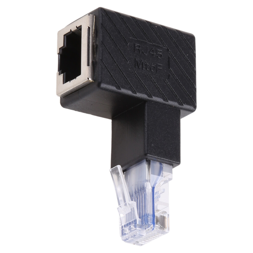 Ethernet Adapter 90 Rj45 Male To Fe Extension Cat6-Bend Down 7704000193818