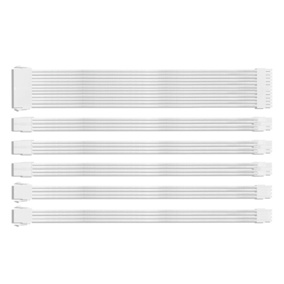24Pin Mainboard And Gpu 6+2Pin Pcie Cpu 8Pin Colorful- White 7704000190763