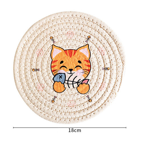 Modell 18 cm runde Isolationsmatte 60 g Khaki/Orange 1