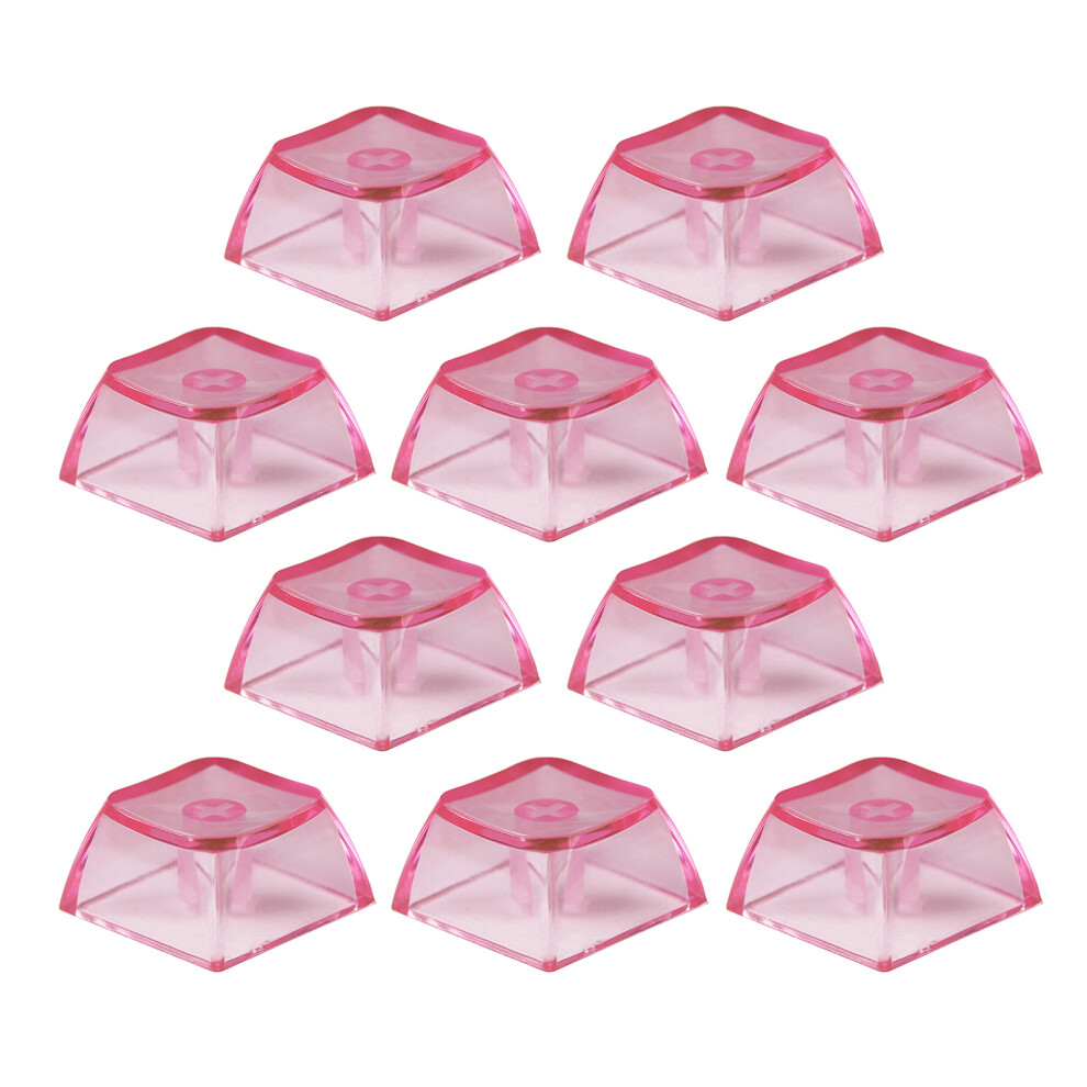 10Pcs Colorful Backlit Keyboard Keycaps Xda2 93Mm Height- Pink 7704000191630