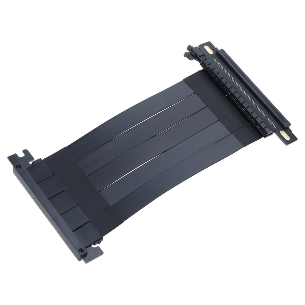 Pcie 4.0 X16 Male To 90 Degree Female Extension Data- 20Cm Black 7704000191944