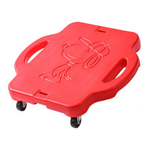 Children Plastic 4-Wheeled Outdoor Scooter, Red, 40x42cm