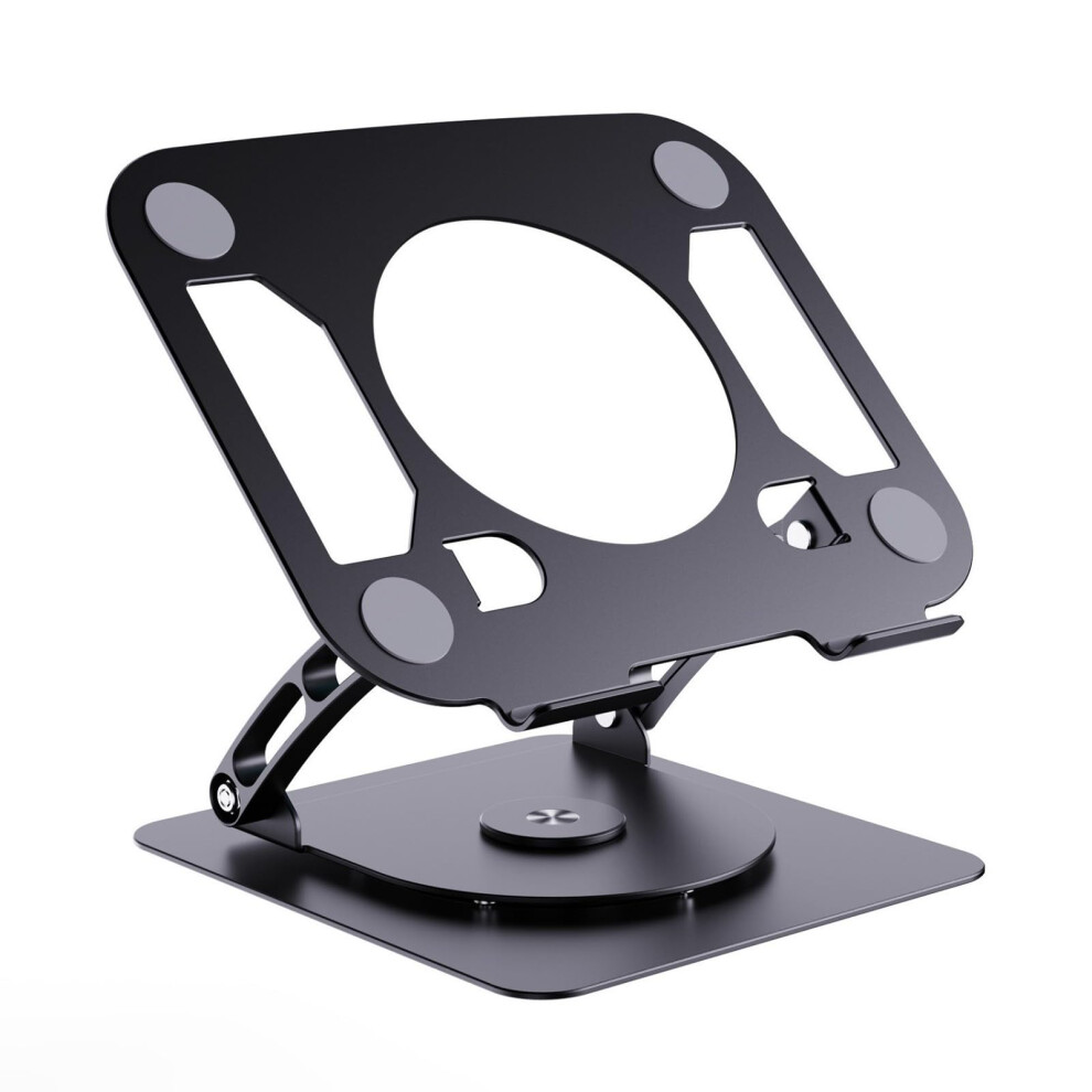 Laptop Stand Laptop Cooling Pad With Adjustable Heights And Antislip Silicone Pad Black 9323874097398