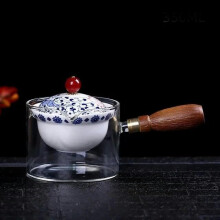 Ceramic Glass Teapot Chinese Gongfu Style 360 Rotation Tea Maker Automatic Single Pot Teapot