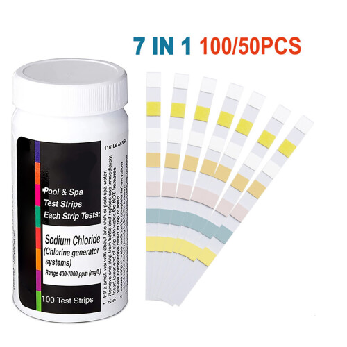 pH-Streifen 7in1 Multicolor Pool 9,6  3,6 cm 32 g 2