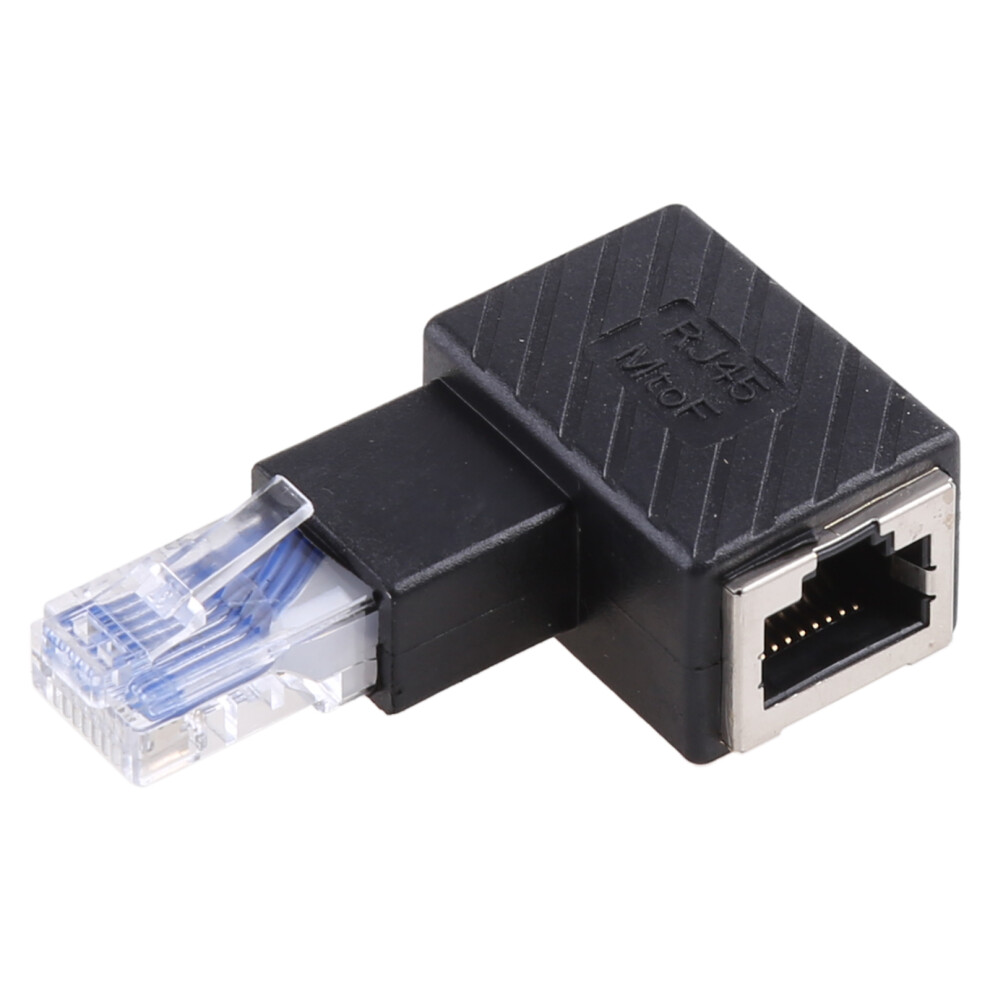 Ethernet Adapter 90 Rj45 Male To Fe Extension Cat6-Right Turn 7704000194259