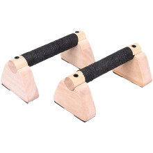 Calisthenics Pushup Stands Wooden Grip Fitness Equipment 780g 20 Cm Ergonomic Design Bodyweight Tool For Home Gym