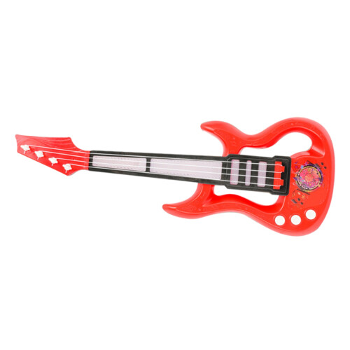 Faltbare E-Gitarre Spielzeug - 3 x AA, Rot
