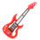 Faltbare E-Gitarre Spielzeug - 3 x AA, Rot 10