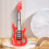 Faltbare E-Gitarre Spielzeug - 3 x AA, Rot 6