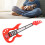 Faltbare E-Gitarre Spielzeug - 3 x AA, Rot 9