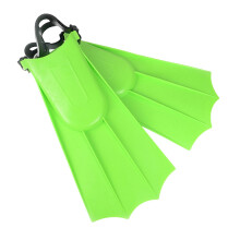 Diving Fins Adjustable Snorkeling Fins For Professionals Blue Size 2530, Green Size 3640