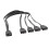 3 Pin ARGB Splitter Cable Expand and Control-one to four 1