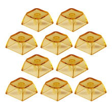 10PCs Blank Backlit Keycaps forMX Switches-orange color