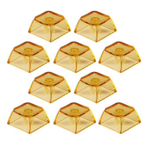10PCs Blank Backlit Keycaps forMX Switches-orange color