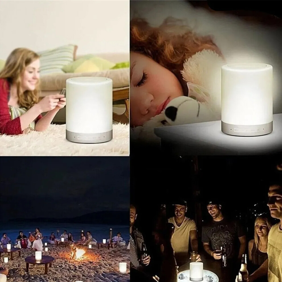 Portable Bluetooth Touch Speaker 3W, 800Mah, 4-5H Play White 8741363594660