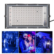 UV Flood Light 395nm 100W Blacklight Stage Lamp 24cm Aluminum