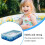 Paddling Pool Large Inflatable Rectangular Pool For Children UVResistant Backyard Beach Accessory 3