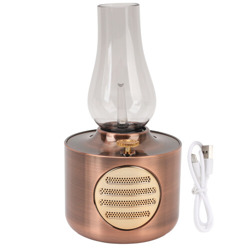 Retro Kerosene Lantern Bluetooth Speaker, 5W, 1200mAh, Red Bronze 1