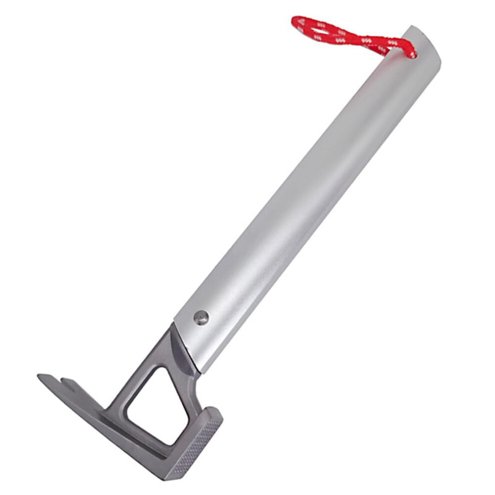 Multifunctional Hammer Stainless Steel And Aluminum Alloy Ground Nail Hammer Camping Tent Canopy Nail Puller 1 Pc 9339159364710