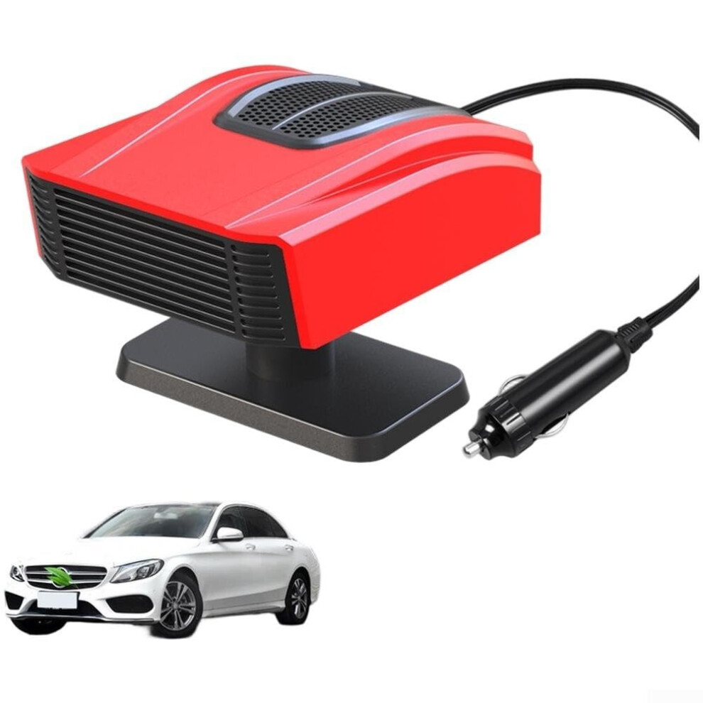 Car Heater 12V Defroster For Windshield Windscreen Demister Quick Heating For Vehicles Red 9339159364840
