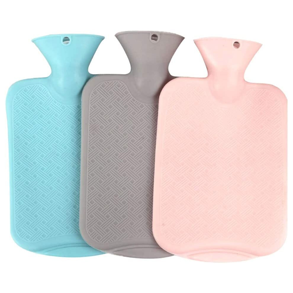 Hot Water Bottle 2000ml Thick Rubber Portable Winter Warmer Hand And Feet Warmer Warming Bag Color K Color J