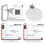 Complete Wall Bracket Set for Hanging Dartboards Securely 8