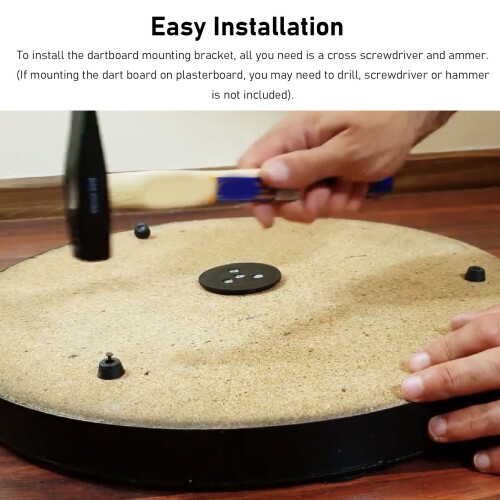Complete Wall Bracket Set for Hanging Dartboards Securely 2
