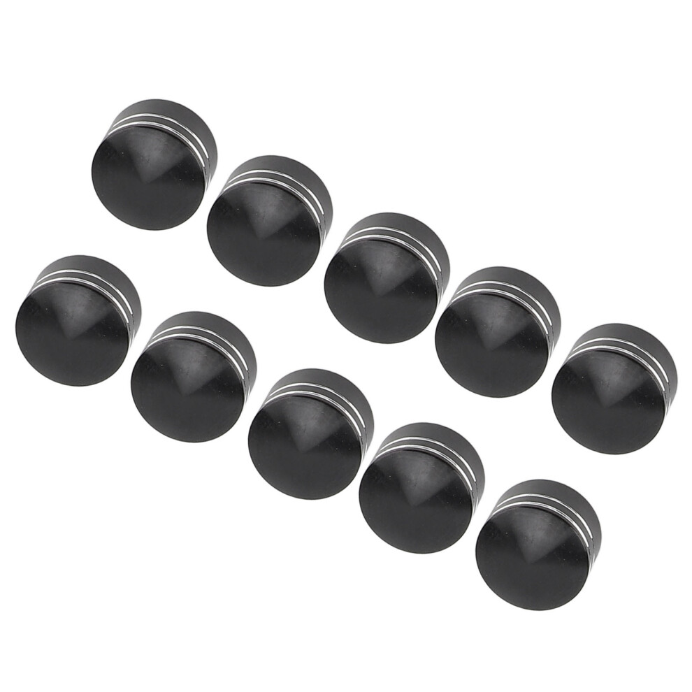 10Pcs Cnc Aluminum Motorcycle Head Bolt Cover 7.5-10Mm Black 7651363598319