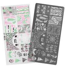 Nails Stamp Templates Christmas Series Nails Art Stamping-MS08