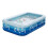 Blow Up Pool Rectangular UV Resistant Inflatable Pool For Children Backyard Beach Summer Water Activities 1