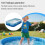 Blow Up Pool Rectangular UV Resistant Inflatable Pool For Children Backyard Beach Summer Water Activities 2