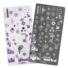 Christmas Nails Stamps Snowflake Nails Stamping Templates-MS03