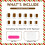 Square Festive Press on Nails with Reindeer Santa's Hat and 3