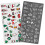 Christmas Nails Art Stamping Plate Snowflake Nails Stencil-MS11 1