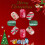 24Pcs Christmas Holly Press on Nails Short Square Glossy 7