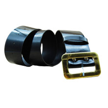 Santa Belt Wide Waist Belt for Stage Performances-Black