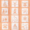 12PCS Reusable Christmas Style Drawing Stencil Set for Christmas 1