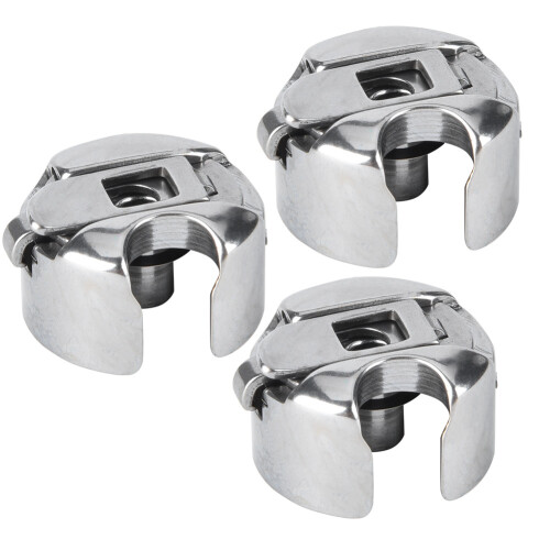 3pcs Flat Machine Bobbin Case BC DB1-NBL for All Computerized Sewing Machines 1