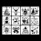 12PCS Reusable Christmas Style Drawing Stencil Set for Christmas 2
