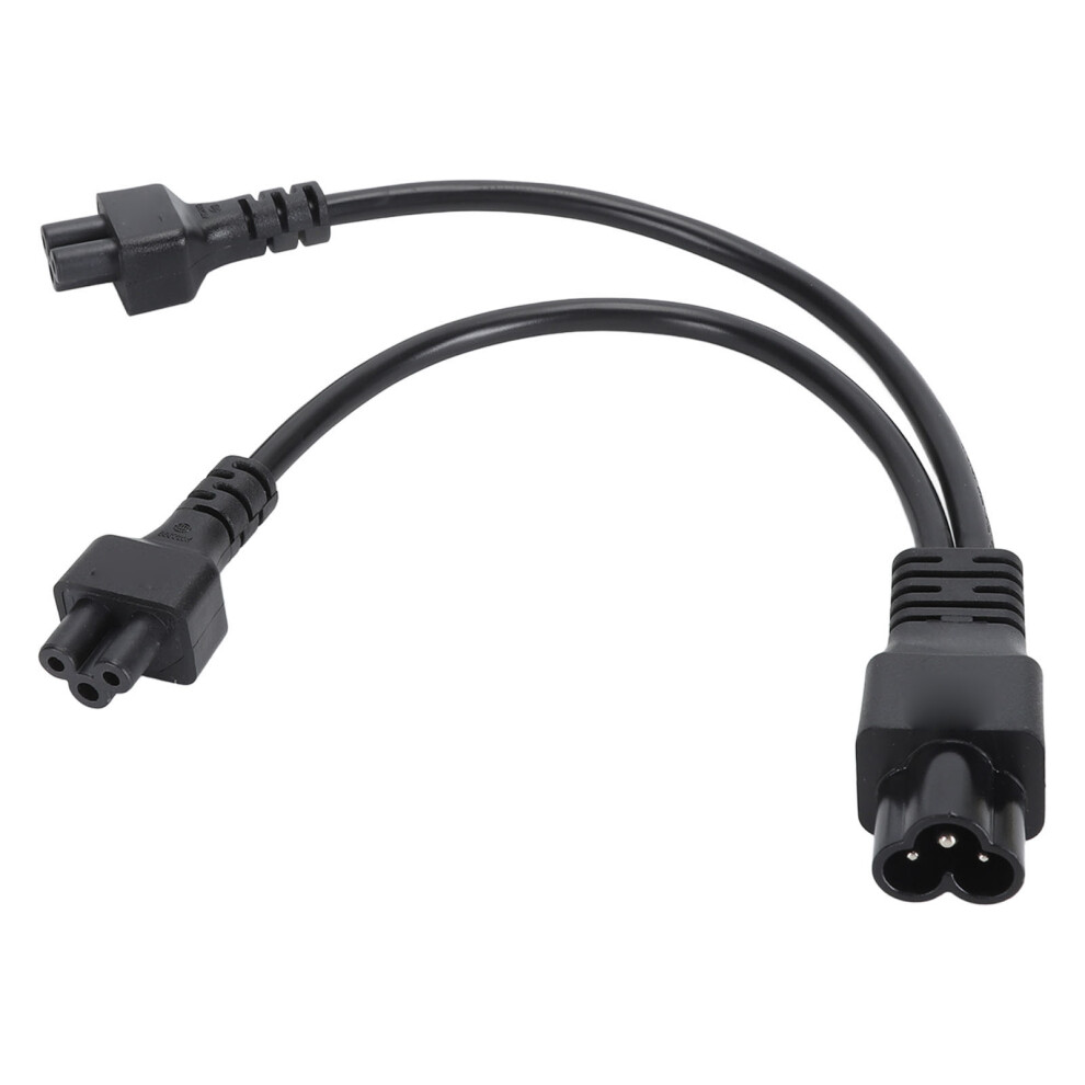 Iec320 C6 Male To 2X C5 Female Power Cord 30Cm 2.5A 250V Splitter 7891363599309