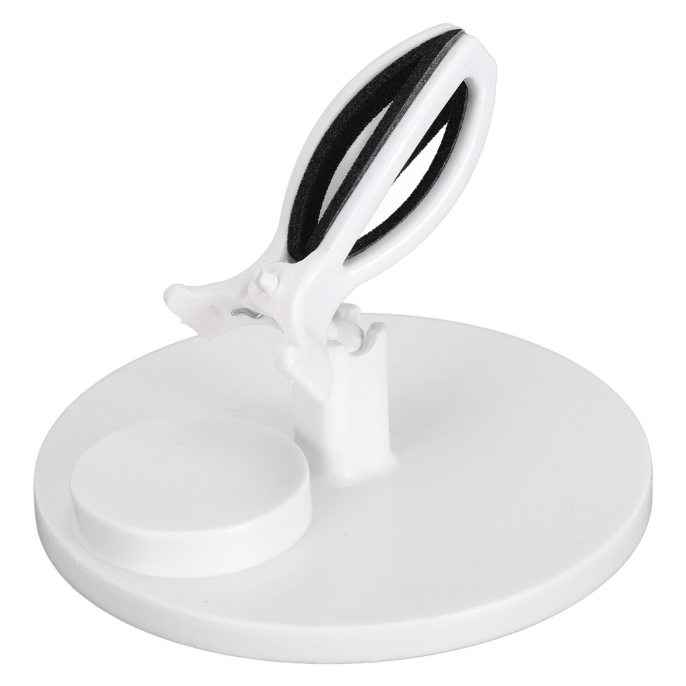 White Pro Nail Polish Bottle Holder Tool For Drip-Free Manicures