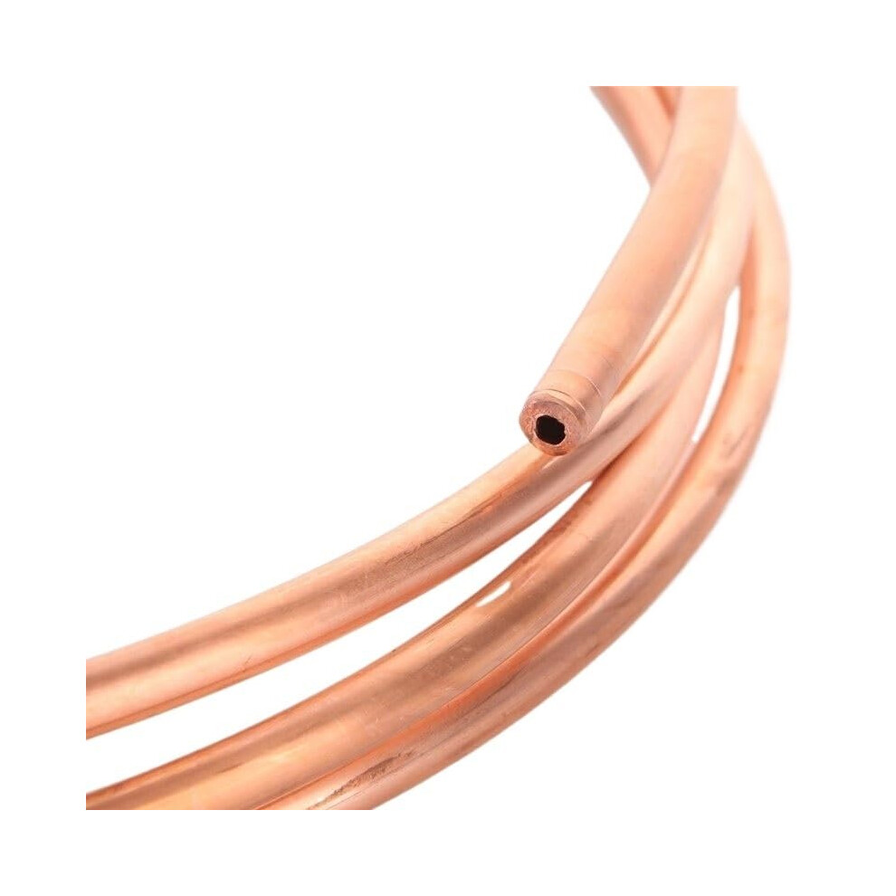 Copper Tube 2/3/4/6/8/10/12/16/19/22Mm Air Conditioning, 99.9% T2 Soft Copper, 2M Length, 1 Pc, 12X1mm 9105992333707
