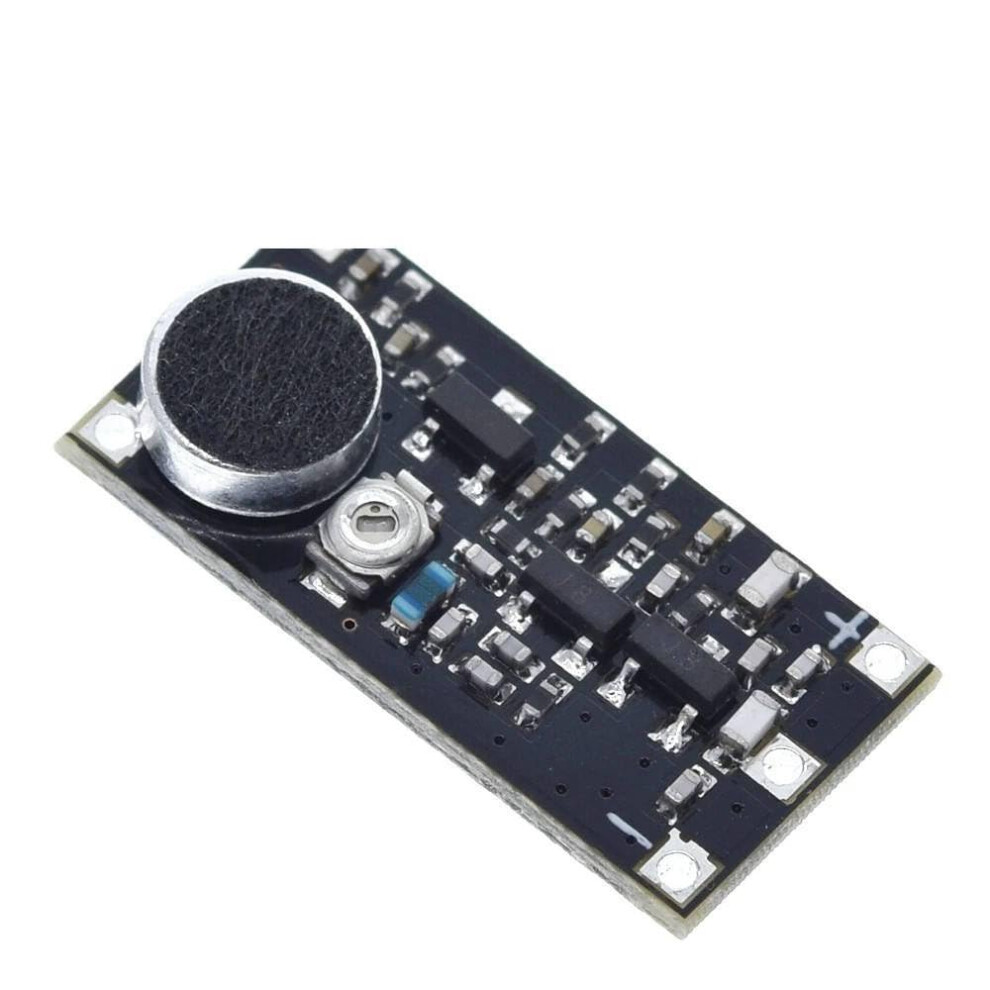 88115Mhz Fm Wireless Microphone Surveillance Transmitter Module Board, Adjustable Capacitor, Dc 2V9v, 9Ma 9339159366226