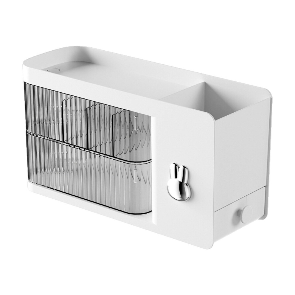 Rotating Cord Holder Box For Charging Cables Office Desktop Shelves With Compartments Cable Management 9323874101316