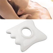 Keramik-Gua-Sha-Platte Gesichtsmassage Anti-Falten