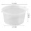 50pcs Clear Plastic Portion Cups with Lids, 50ML, Leakproof 2