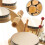 Kids Wooden Drum Set for Cognitive Development, Home School Toy 4