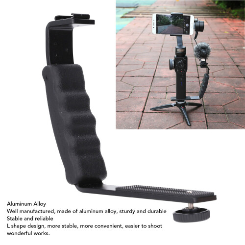Durable Aluminum Camera Flash Bracket L Shape Adjustable Mount for PALM 2 2