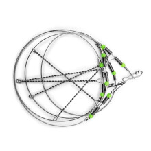 Steel Wire Traces Leader For Fishing Rigs With Swivels Bead Line Tackle Rigs Fishing Lures Baits Rig Hook 5 Groups